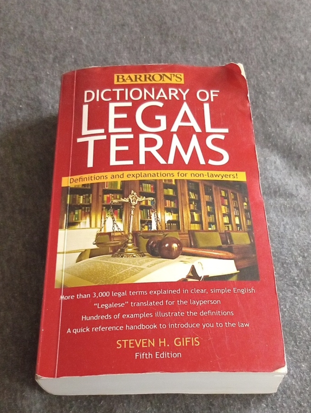 Barron's Dictionary of Legal Terms - Red